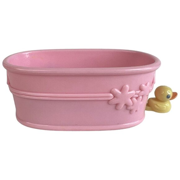 2 Littlest Pet Shop Bathtub Pink Blue Yellow Ducky Duck Replacement Moving LPS - Picture 4 of 11